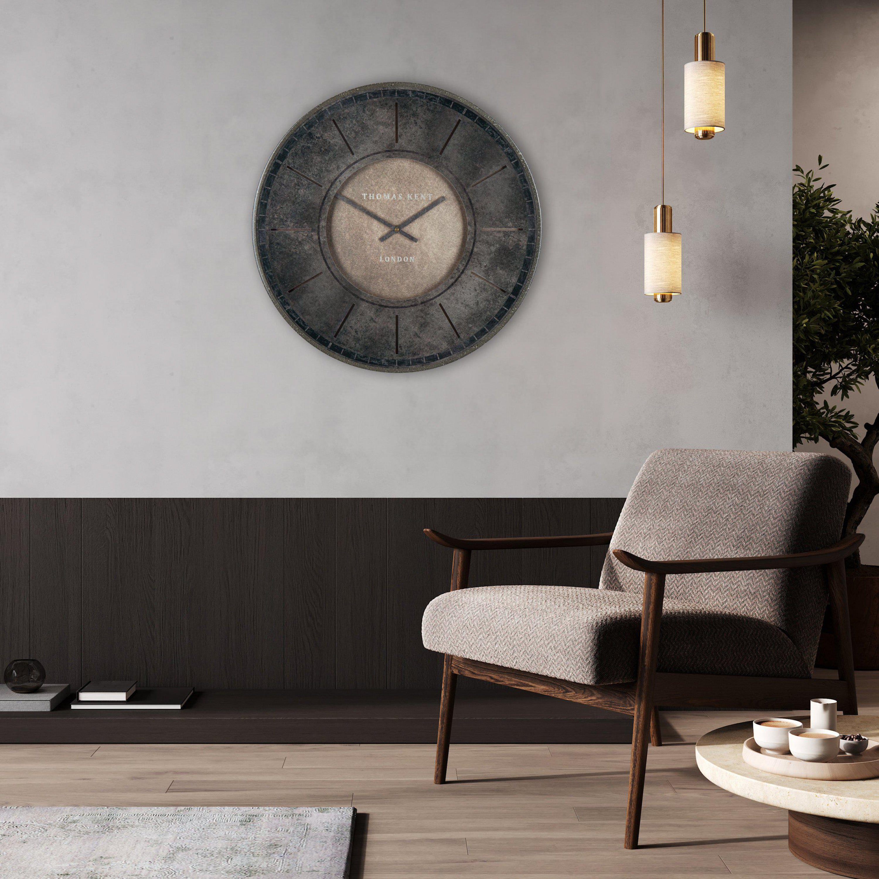 Townsend Smoke Wall Clock 21"